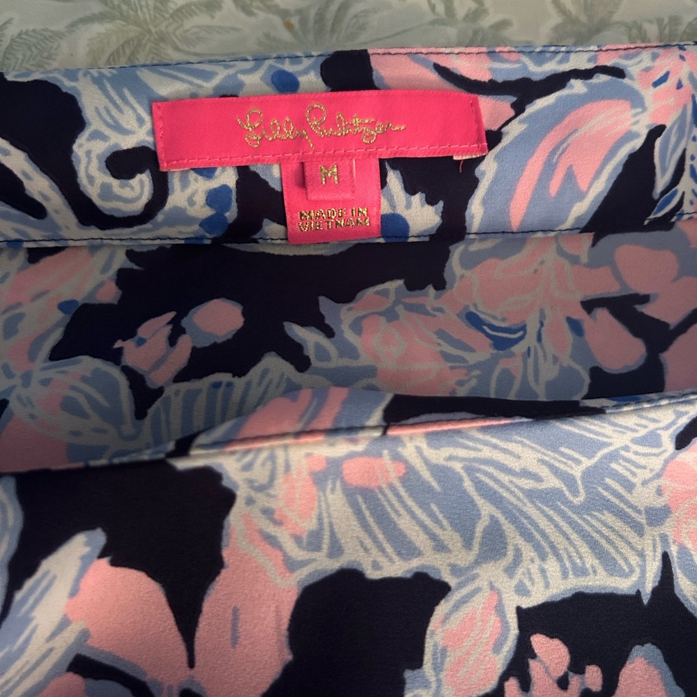 Lilly Pulitzer Polyester Gorgeous Multicolored Tu… - image 3